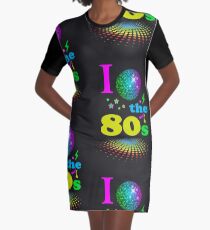 I Love The 80's eighties Graphic T-Shirt Dress