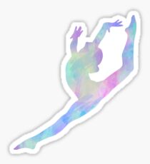 Gymnastics Leap Sticker