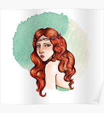 Red Crown Poster