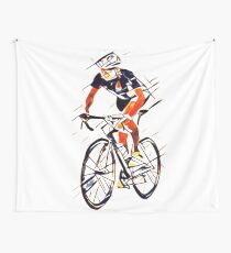 Cyclist Wall Tapestry