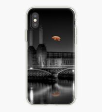 Battersea pink floyd edit iPhone Case