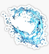 Water and splash Sticker