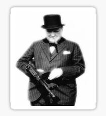 Churchill. Sticker