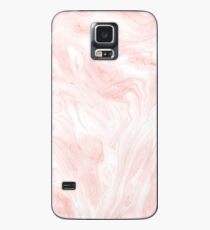 Rosa Marmor Hülle & Klebefolie für Samsung Galaxy