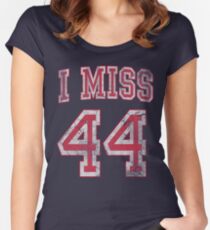 I Miss 44 Barack Obama Women's Fitted Scoop T-Shirt