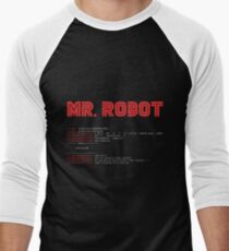 MR ROBOT fsociety00.dat Men's Baseball ¾ T-Shirt