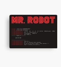 MR ROBOT fsociety00.dat Canvas Print