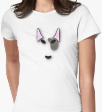 bull terrier. Women's Fitted T-Shirt
