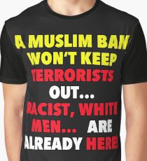 No BAN No WALL Graphic T-Shirt
