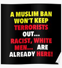 No BAN No WALL Poster