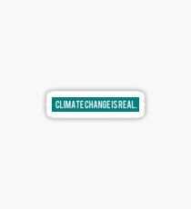 Climate Change is Real Sticker