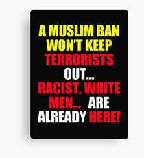 Protest Sign Canvas Print