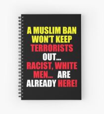 Protest Sign Spiral Notebook