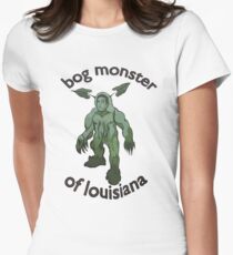 Bog Monster Of Louisiana Women's Fitted T-Shirt