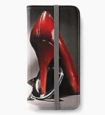 Red shoe diary 3 iPhone Wallet/Case/Skin