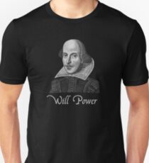 William Shakespeare Will Power Unisex T-Shirt