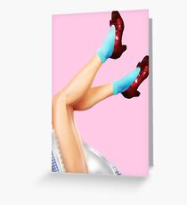 Rubin Pin Up Grußkarte