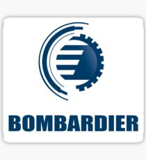 BOMBARDIER logo Sticker