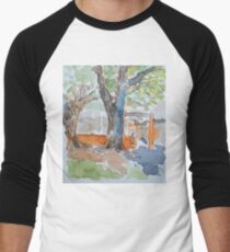 Playground at New Farm Men's Baseball ¾ T-Shirt
