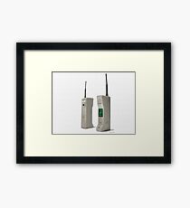 1980s iphone front and back Framed Print