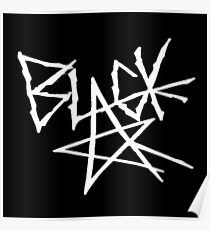 Black Star Signature Poster