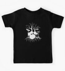 "Live the Beat to the Tempo of Creation" ~ drum art , version1 Kids Tee