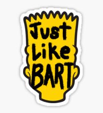 Just Like Bart! Sticker