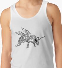 "Bee Spirit" ver.1 - Surreal abstract tribal bee totem animal Tank Top