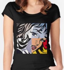 Lichtenstein's Girl Women's Fitted Scoop T-Shirt