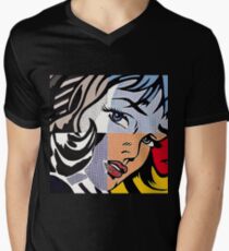 Lichtenstein's Girl Men's V-Neck T-Shirt