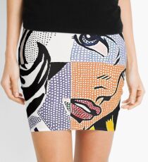 Lichtenstein's Girl Mini Skirt