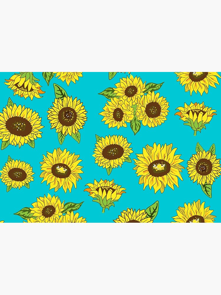 Grunge Sunflower Pattern by lunaelizabeth