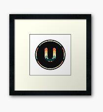 Alphabet U Framed Print