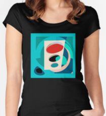 Atomic Traffic Light Women's Fitted Scoop T-Shirt