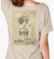 Antique Welders Goggles blueprint drawing, 1938 industrial Women's Relaxed Fit T-Shirt