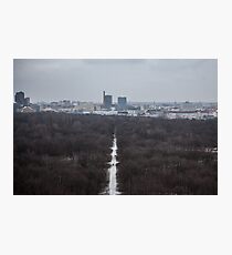 Winter View at Tiergarten Berlin Photographic Print