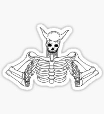 SUSANOO SKELETON (PLAIN, WHITE) Sticker