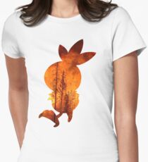 Torchic used Overheat Women's Fitted T-Shirt