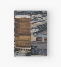 Aerial view of Trump International Hotel Las Vegas, Nevada, USA Hardcover Journal