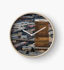 Aerial view of Trump International Hotel Las Vegas, Nevada, USA Clock