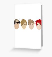 5 Seconds of Summer - Minimalism Greeting Card