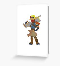 Jak 3-Jak Greeting Card