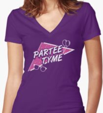 Official Dirty 30 - Partee Tyme Tee Women's Fitted V-Neck T-Shirt