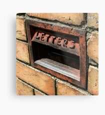 Letters Metal Print