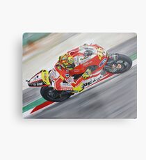 Valentino Rossi Ducati Ölgemälde Metalldruck