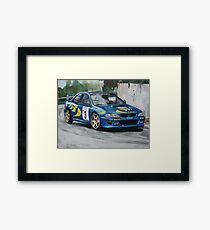 Colin McRae Subaru Impretza Framed Print