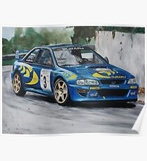 Colin McRae Subaru Impretza Poster