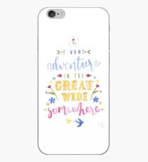 Beauty and the Beast Adventure Typography iPhone Case