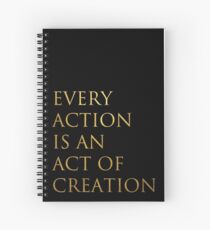 Act of Creation Spiral Notebook