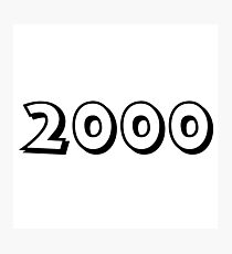 The Year 2000 Photographic Print